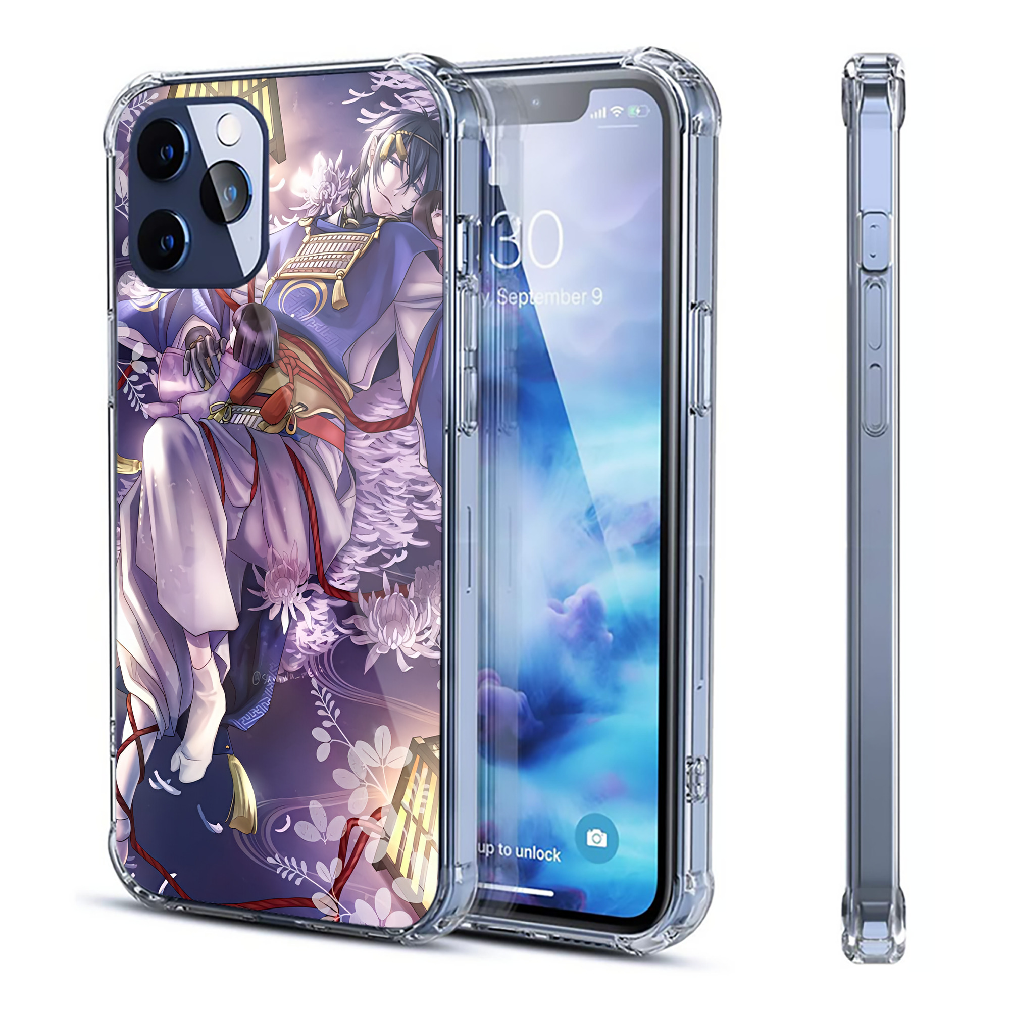 （画像用） 刀剣乱舞 Touken Ranbu 【iPhone 12シリーズ対応】透明スマホケース（クリアソフトケース）